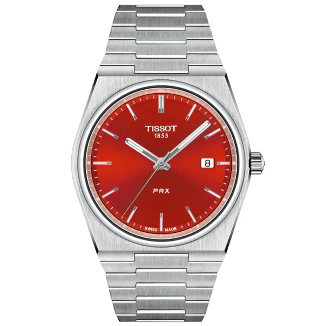 【TISSOT 天梭】PRX系列 復刻時尚對錶 七夕 情人節 禮物 送禮 推薦(T1374101142100/T1372101142100)