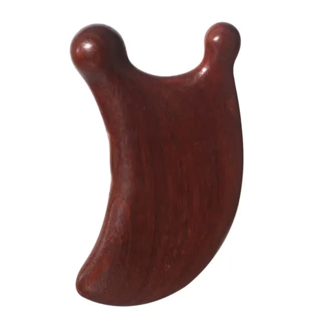 【居家放鬆】天然檀木SPA小蝸牛按摩梳(按摩器 臉部 刮鼻 頭皮按摩 禮物 舒壓 長輩 眼部 全身 加厚 肩頸)