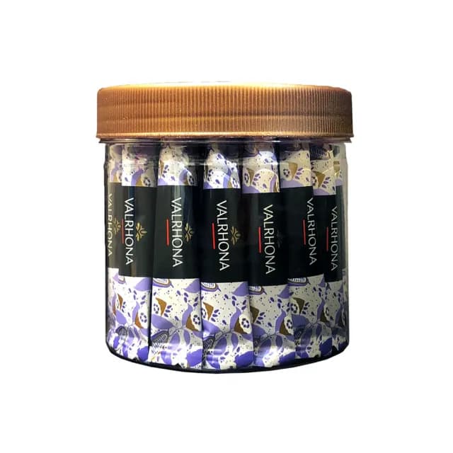 【VALRHONA】法芙娜頂級純苦61%巧克力棒｜40入裝｜擂茶拿鐵保久乳｜客家擂茶(160公克/罐)