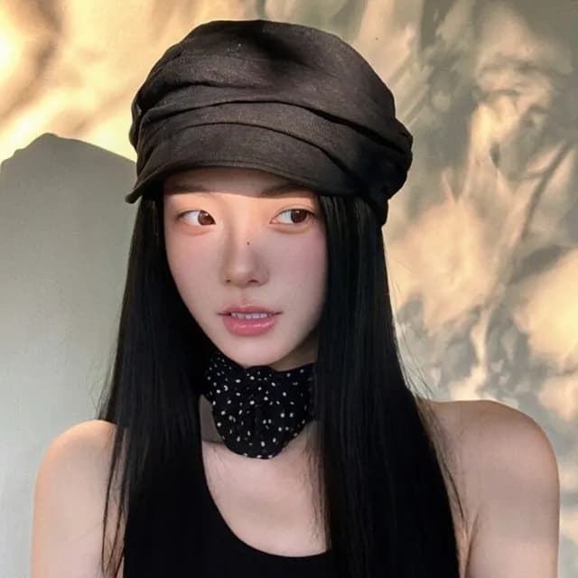 【LEESA】情人節禮物 馬術帽\八角帽\顯臉小\透氣\氣質\防曬帽\帽子\女生帽子\穿搭配件