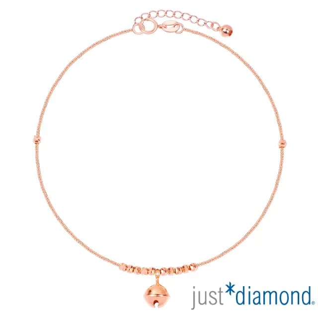 【Just Diamond】鎮金店 優雅百搭 18K玫瑰金手鍊/項鍊(任選-網路限定)