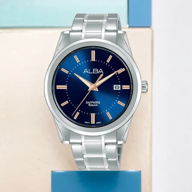 【ALBA】Prestige 簡約時尚大三針手錶-41mm 禮物 送禮 推薦(AS9V23X1/VJ42-X376B)