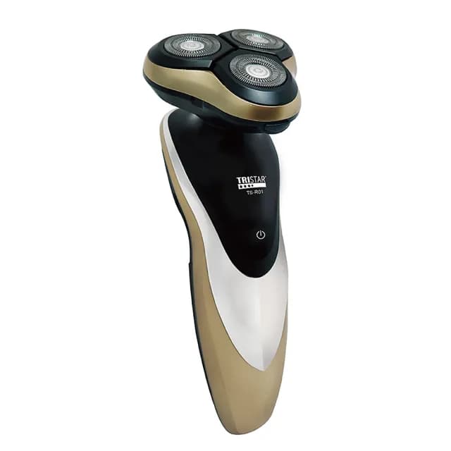 【TRISTAR】限量商品 3D浮動USB三刀頭電鬍刀 TS-R01(送 AKWATEK 304智能音樂保溫杯450ml DBMS-1)