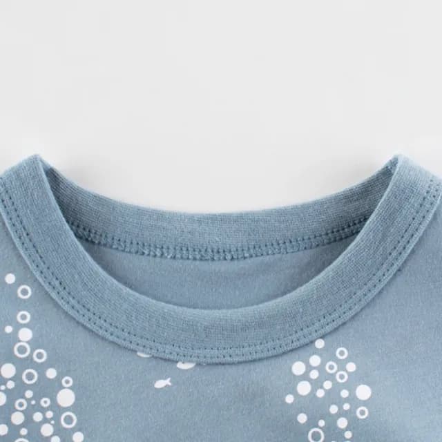 【橘魔法】海底淺水薄款純棉短袖上衣(夏裝 男童 童裝 兒童 中童 T恤)