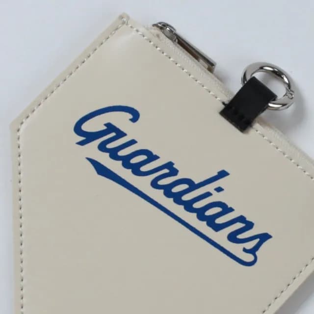 【富邦悍將】本壘板造型零錢包(米白)