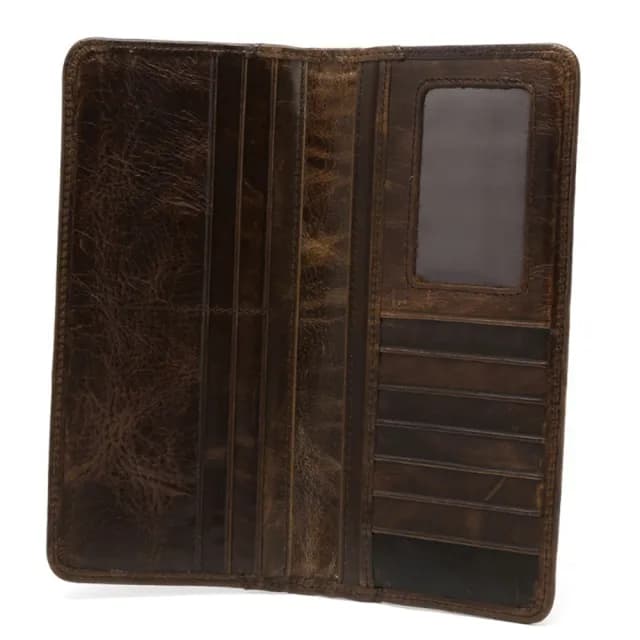 【LEEHER】雙11 長款錢夾/真皮錢包/頭層牛皮/卡包/長夾/多卡位/男生長夾