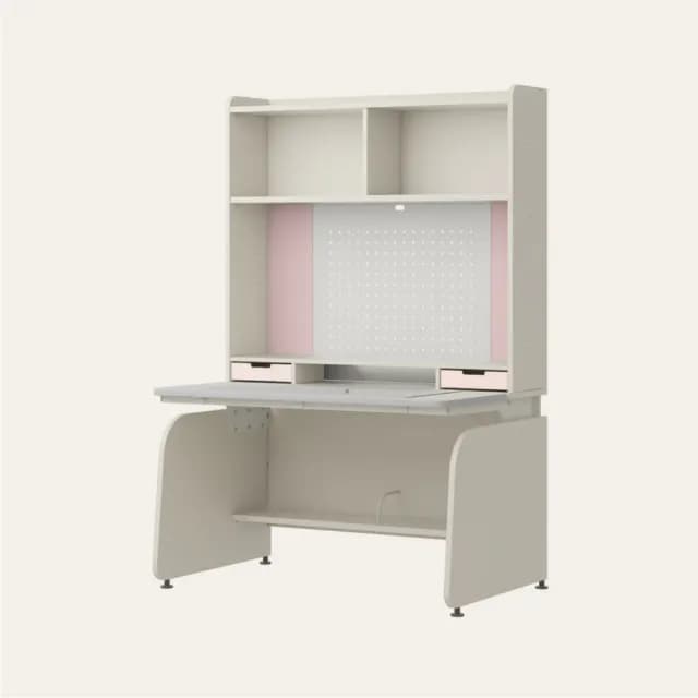 【iloom 怡倫家居】LINKI PLUS 1200型 4層智能型書桌組 螢幕架款(含LED 4色 可加購延伸桌/門板)