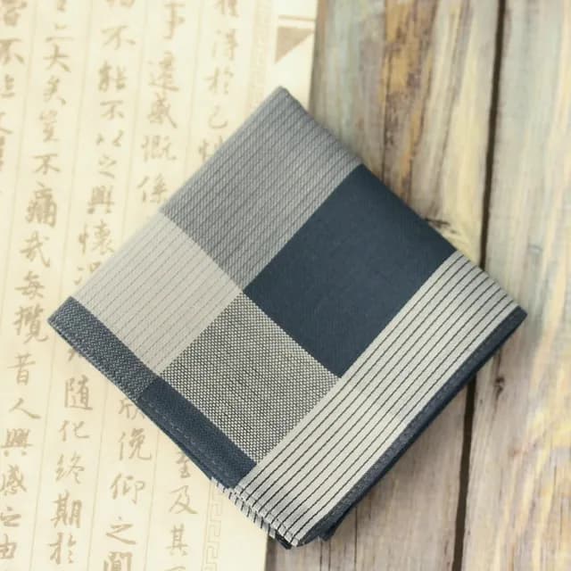 【巴黎精品】現貨秒發 手帕禮盒純棉方巾單入(商務吸汗多彩細膩父親節生日禮物男配件15款p1ae2)