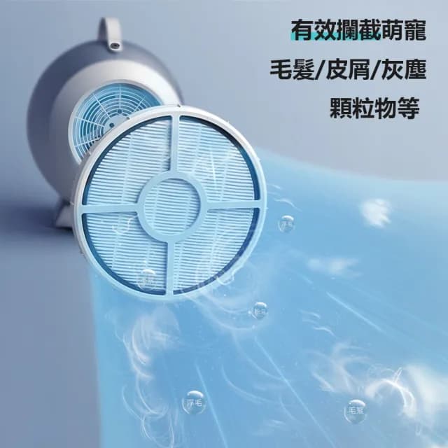 【鑫米】寵物雙淨化空氣循環扇(循環扇 淨化器  吸浮毛 寵物用品)