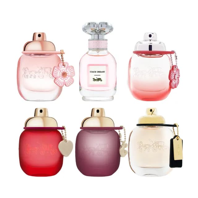 【COACH】淡香精 30ml/40ml 多款任選(專櫃公司貨/時尚經典/逐夢/嫣紅芙洛麗/曠野玫瑰)