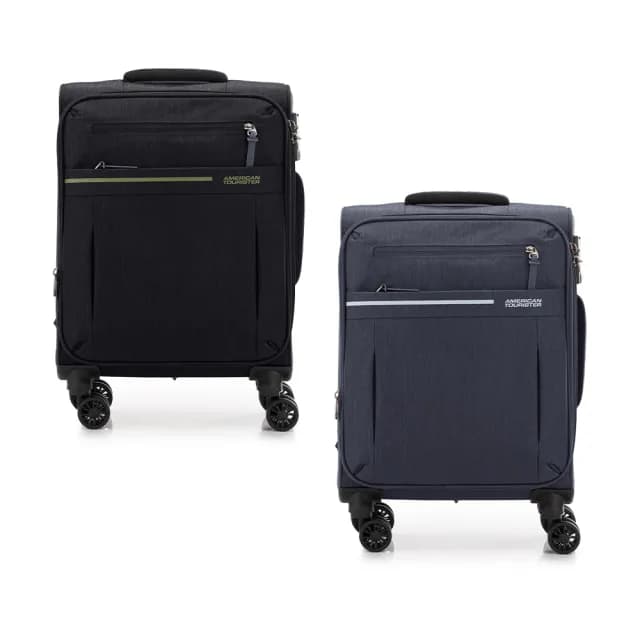 【AMERICAN TOURISTER 美國旅行者】28吋 SKY BLAZE 前開式/上掀式可擴充輕量布面軟殼行李箱/布箱(多色可選)