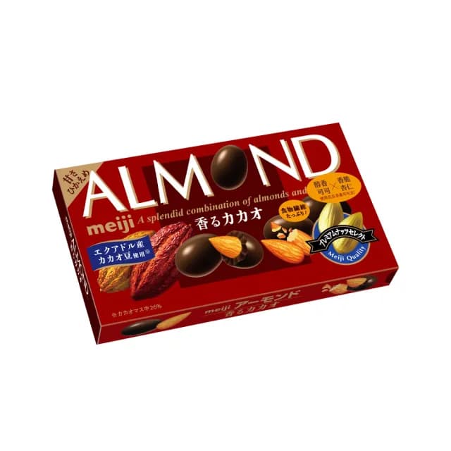 【Meiji 明治】醇香杏仁可可粒(75g/盒)