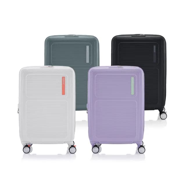 【AMERICAN TOURISTER 美國旅行者】24吋 MAXIVO 2:8前開式/上掀式可擴充大容量PC煞車輪行李箱(多色可選)