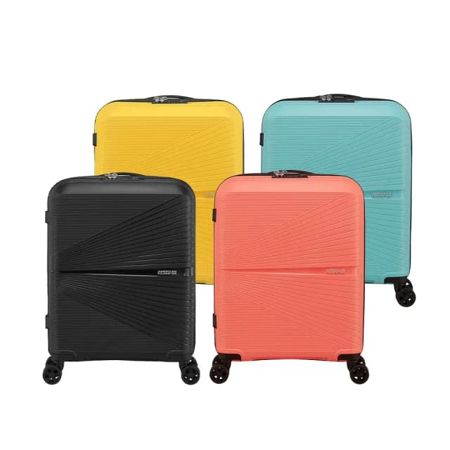 【AMERICAN TOURISTER 美國旅行者】20吋AIRCONIC超輕量PP耐衝擊防潑水拉鍊登機箱/行李箱/旅行箱(多色可選)