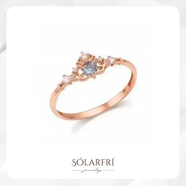 【SOLARFRi】童話系輕奢閃耀戒指｜可調戒圍大小 禮盒包裝(閨蜜女兒女友老婆定情生日情人禮物)