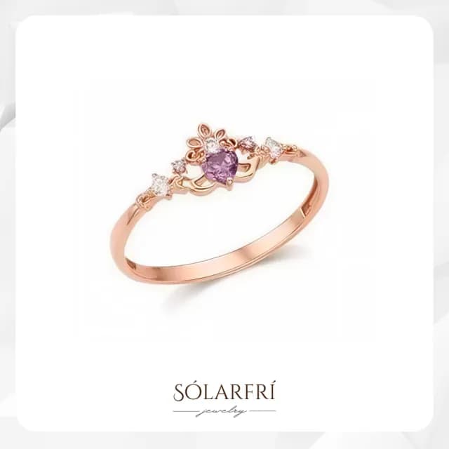 【SOLARFRi】童話系輕奢閃耀戒指｜可調戒圍大小 禮盒包裝(閨蜜女兒女友老婆定情生日情人禮物)