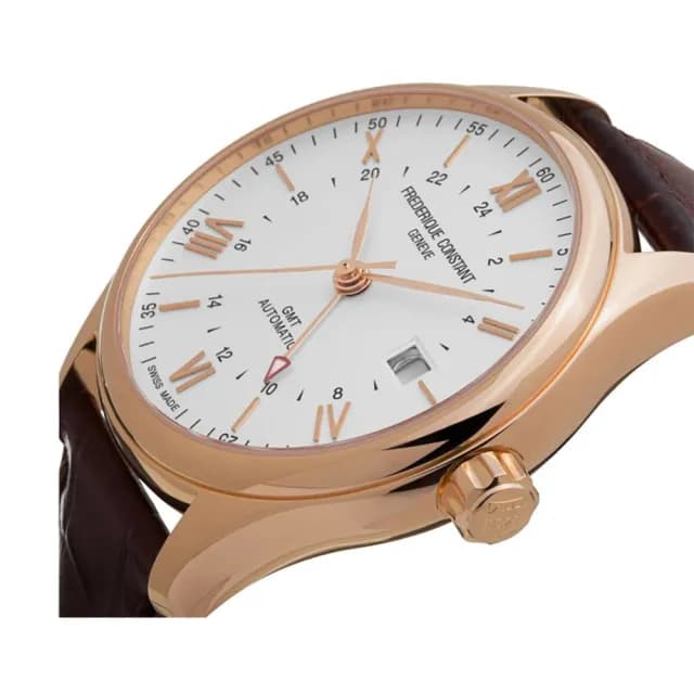 【CONSTANT 康斯登】Classics GMT機械錶 禮物 送禮 推薦(FC-350V5B4)