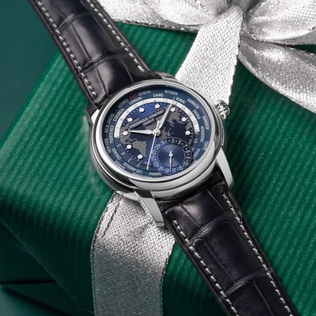 【CONSTANT 康斯登】Worldtimer 限量世界時區機械錶 禮物 送禮 推薦(FC-718NWWM4H6)