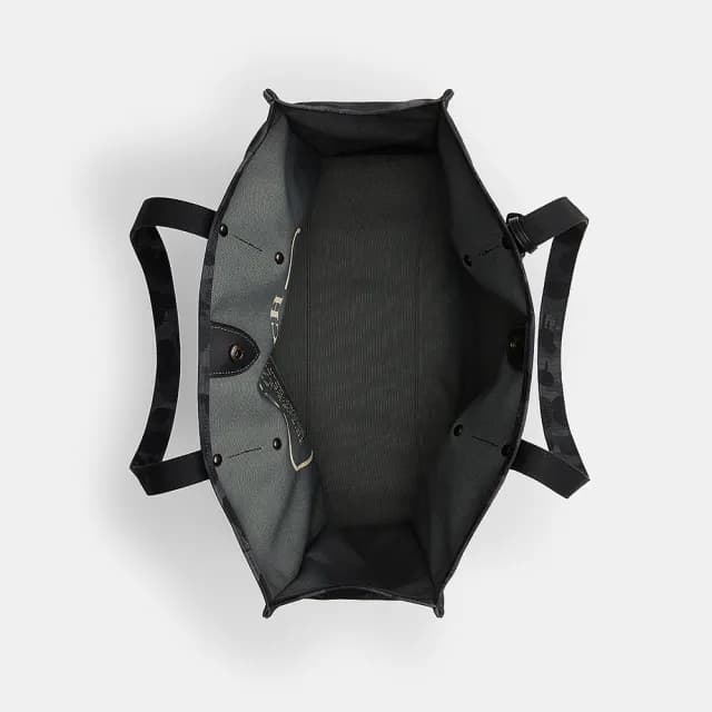 【COACH】蔻馳官方直營 迷彩印花和REXY圖案托特手袋 托特包-2色任選(CCD11)