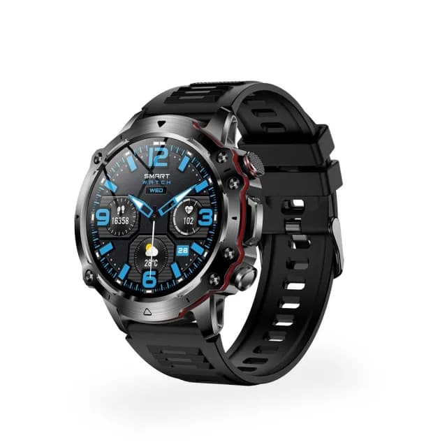 【E-books】V22 鋅合金Amoled高清全觸控多功能智慧手錶