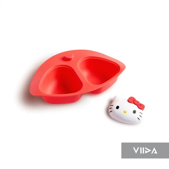 【VIIDA官方直營】抗菌不鏽鋼 Hello Kitty 聯名用餐套組(兒童餐具 抗菌不鏽鋼 寶寶餐具 學習餐具)
