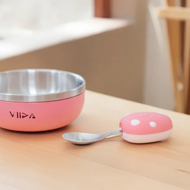 【VIIDA】Souffle 抗菌不鏽鋼學習湯匙(小兒發展專業治療師一致推薦學習餐具/寶寶餐具)