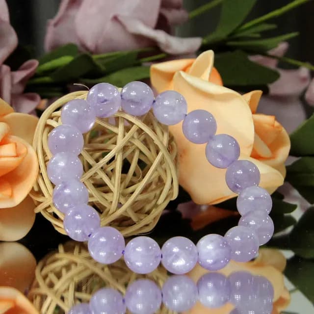 【德山珠寶】5A級10mm薰衣草紫水晶手鍊(情人節生日禮物飾品母親節水晶手鍊CE476)