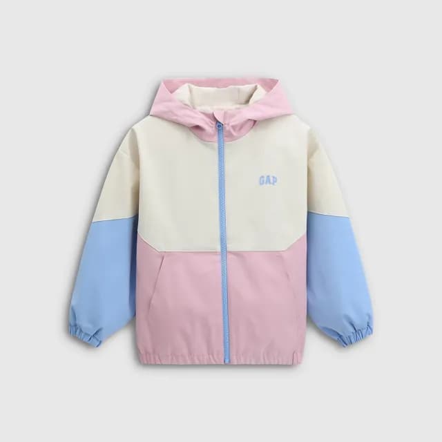 【GAP】女童裝 Logo連帽外套-粉色(805346)