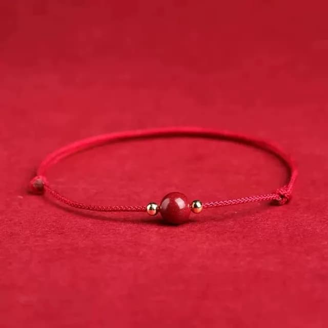 【巴黎精品】現貨+預購 硃砂手鍊朱砂手珠手串擋煞防小人轉運除穢淨化招財開運(本命年手繩男女飾品3色a1jt2)