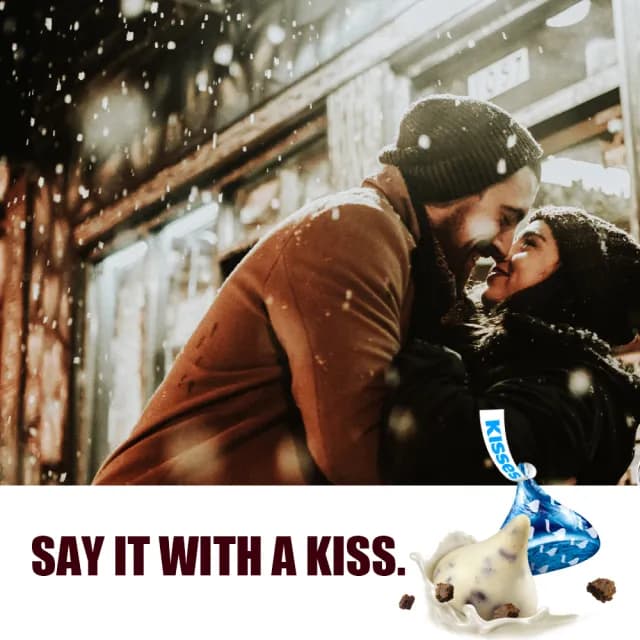 【Hersheys 好時】Kisses巧酥可可風味水滴82g(情人節 聖誕節 送禮推薦)