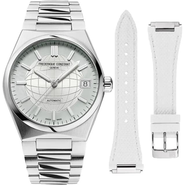 【CONSTANT 康斯登】Highlife COSC 天文台認證自動機械腕錶/39mm 白(FC-303MPW2NH6B)