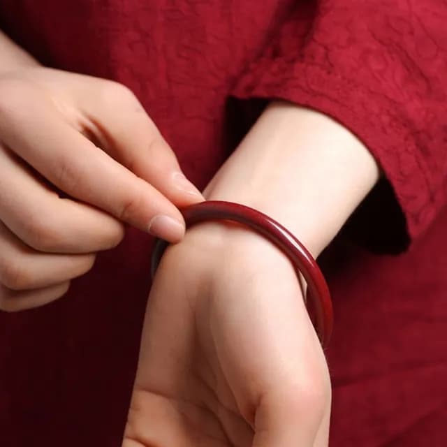 【Penny珮妮】紫金砂硃砂 手鐲叮噹鐲 內徑58mm(母親節 送女友 情人節 交換禮物 新婚 新年 尾牙)