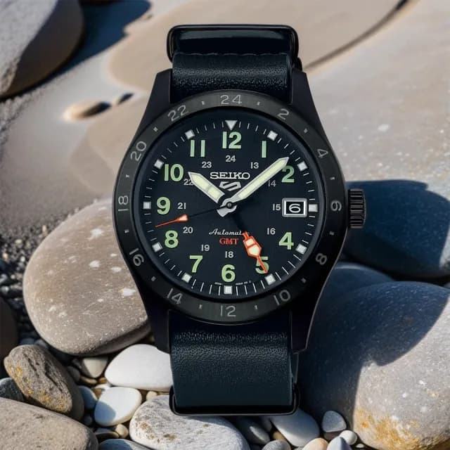 【SEIKO 精工】5 Sports Field 系列 GMT機械錶-39.4mm 禮物 送禮 推薦(SSK025K1/4R34-00C0C)