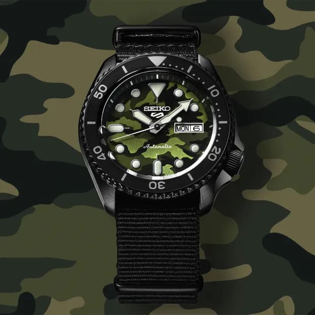 【SEIKO 精工】5 Sports 系列 街頭時尚機械錶-42.5mm 禮物 送禮 推薦(SRPJ37K1/4R36-13B0G)