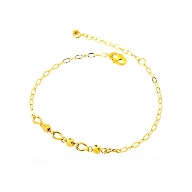 【福西珠寶】雙11黃金手鍊 月光維羅娜黃金手鏈(金重0.58錢正負0.03錢)