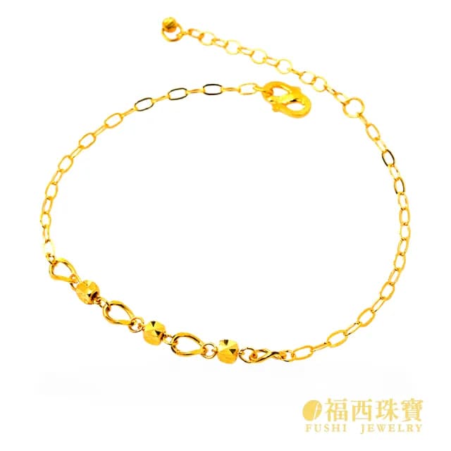 【福西珠寶】雙11黃金手鍊 月光維羅娜黃金手鏈(金重0.58錢正負0.03錢)