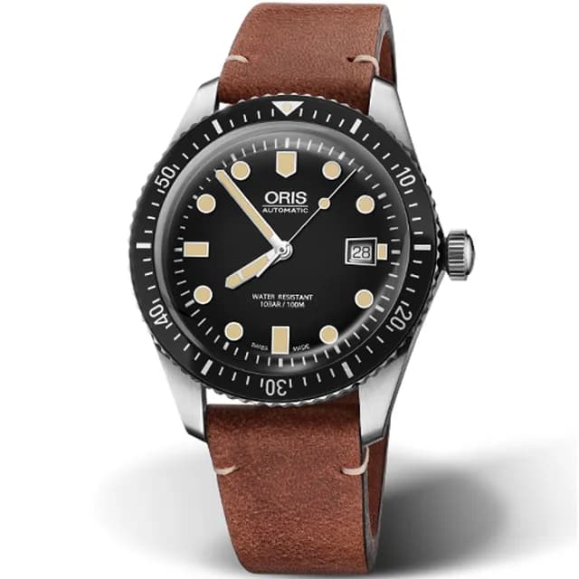 【ORIS 豪利時】DIVERS SIXTY-FIVE 復刻潛水錶 機械錶-42mm 禮物 送禮 推薦(0173377204054-0752145)