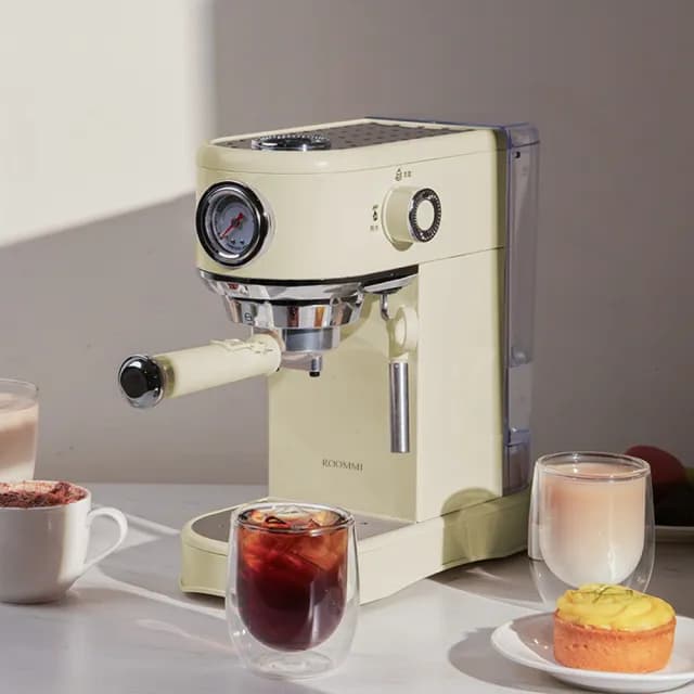 【Roommi】Creamy 半自動義式奶泡咖啡機(義式咖啡機)
