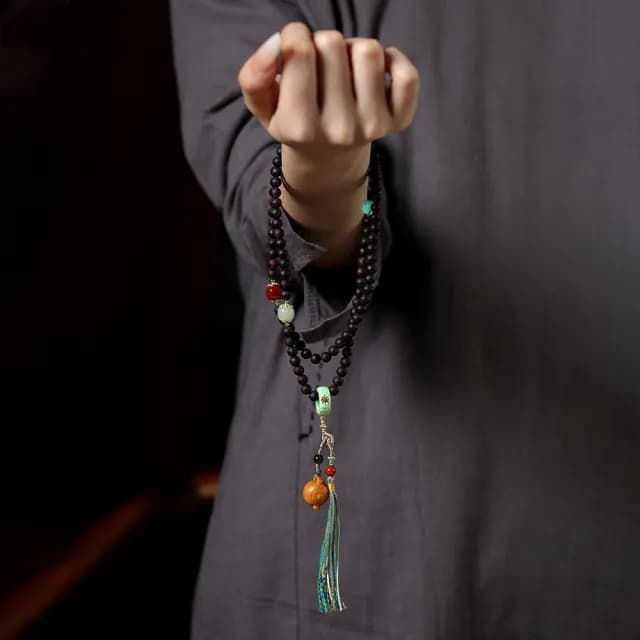 【KT DADA】雙11 跑環吊墜飾品 和田玉 檀香木 轉運把把壺 降真香手鍊 佛珠多圈手串