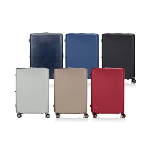 【Samsonite 新秀麗】28吋EVOA Z 可擴充拉絲光澤防刮防盜拉鍊輕量PC避震輪行李箱(多色可選)