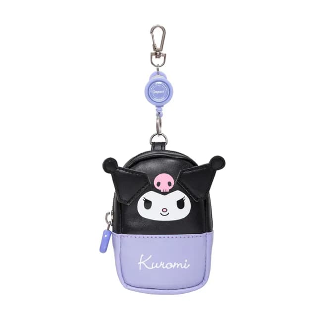 【IMPACT 怡寶】酷洛米Kuromi 掛式零錢包 IMKUL03BK