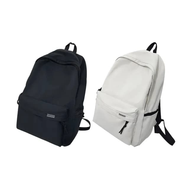 【Janyo】日系大容量雙肩包 國中學生書包 簡約休閒後背包 旅行背包 交換禮物(無掛件)