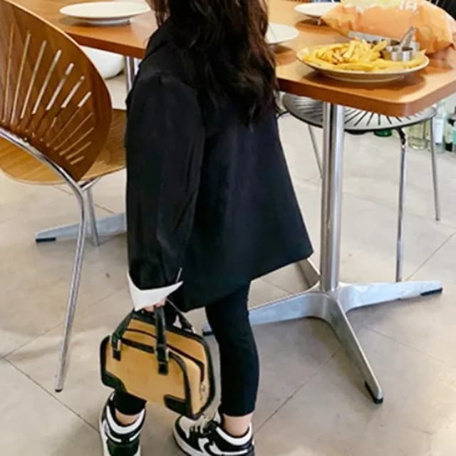 【橘魔法】簡約修身西裝外套(薄外套 長袖外套 西外 婚禮 攝影 表演 花童 中性款 女童 男童 兒童 童裝)