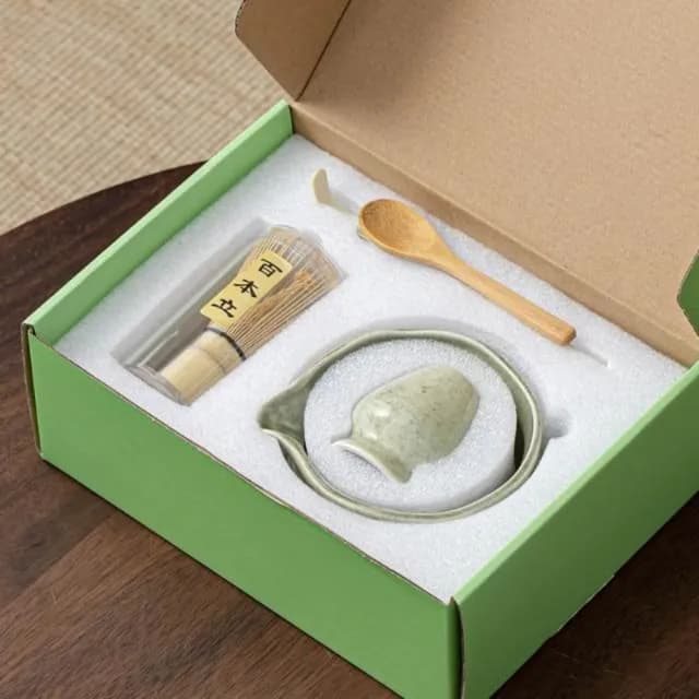 【YA STUDIO】日式抹茶陶瓷茶碗九件套 茶碗套裝禮盒(父親節禮物 男生禮物 女生禮物 抹茶工具)