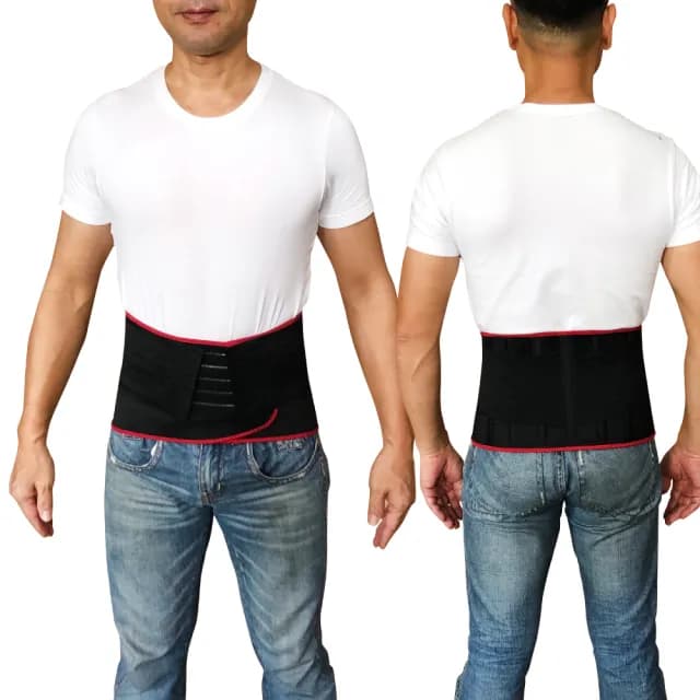 【Qi Mei 齊美】鍺x磁能 健康能量竹炭護腰1入組-台灣製(磁力貼 運動 護具 父親節禮物)