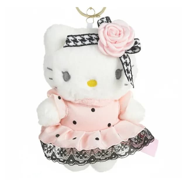 【SANRIO 三麗鷗】Hello Kitty全系列名牌包吊飾 高級名媛風小香風凱蒂貓鑰匙圈(閨蜜女友生日禮物聖誕交換)