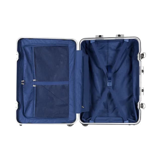 【AOU 微笑旅行】絕美時尚系列 升級版 鋁框箱 29吋100%PC防刮亮面飛機輪旅行箱(TSA海關鎖)