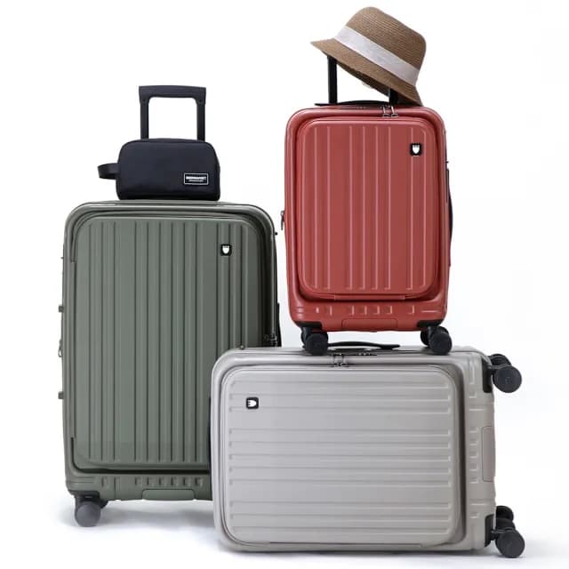 【SWISS STYLE】26吋 BERMAS TOP 2.0升級版－上掀前開式 可加大日本煞車行李箱(6色可選)