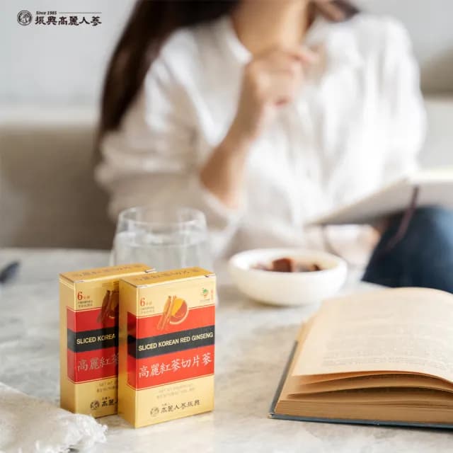 【振興高麗人蔘】蜂蜜高麗紅蔘切片蔘-6年根 200g(送禮首選 長輩熱愛款 附提袋)