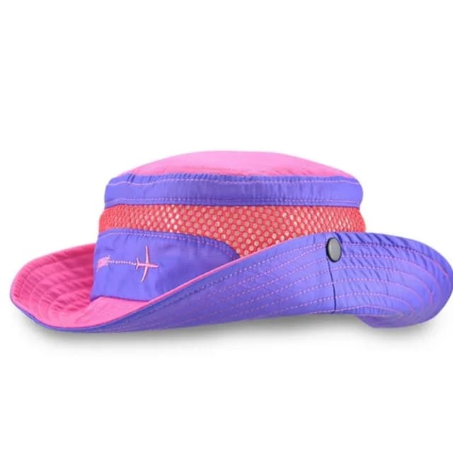 【橘魔法】飛機網眼透氣漁夫帽(防風繩 透氣網帽 帽子 遮陽帽 防曬帽 兒童 盆帽 童裝)